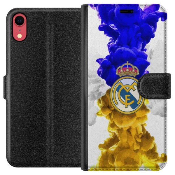 Apple iPhone XR Lommeboketui Real Madrid Farger