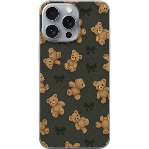 Apple iPhone 16 Pro Max Gjennomsiktig deksel Teddy Klemmer