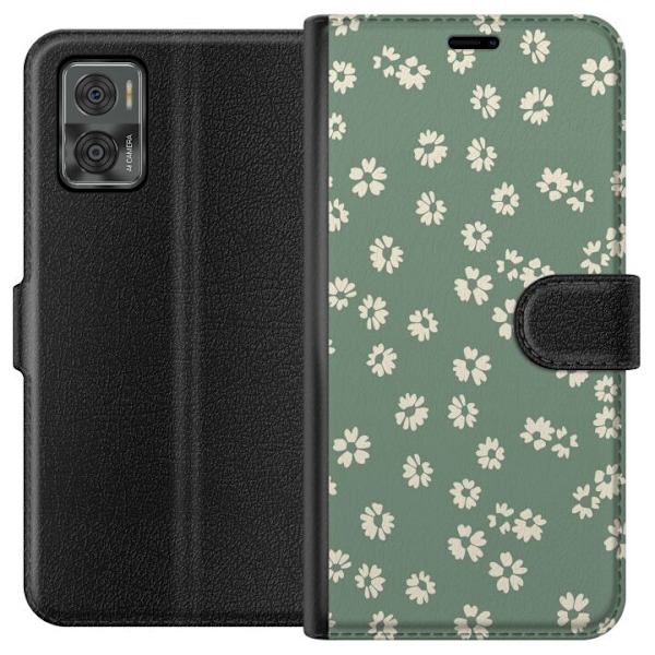 Motorola Moto E22i Plånboksfodral Blomsterdröm – färgglatt blommönster