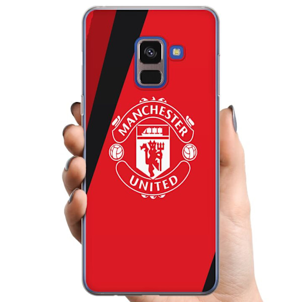 Samsung Galaxy A8 (2018) TPU Mobilskal Manchester United FC