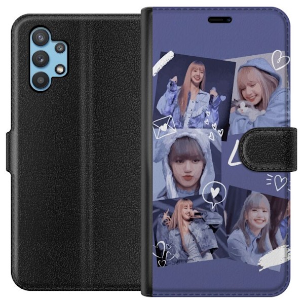 Samsung Galaxy A32 5G Plånboksfodral Lisa Blackpink – Aesthetic K-pop Queen