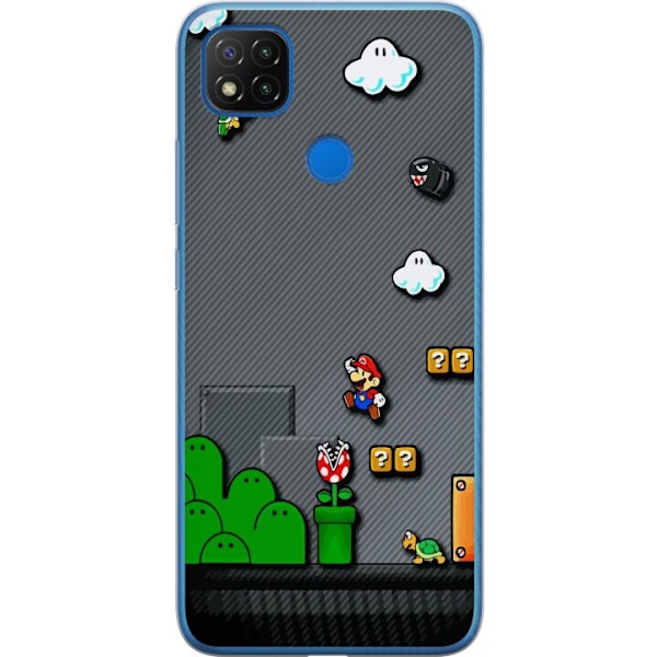 Xiaomi Redmi 9C Genomskinligt Skal Super Mario Bros