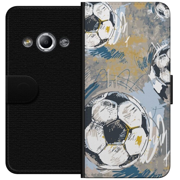 Samsung Galaxy Xcover 3 Tegnebogsetui Fodbold