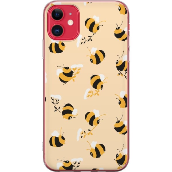 Apple iPhone 11 Läpinäkyvä kuori Mehiläinen Malli