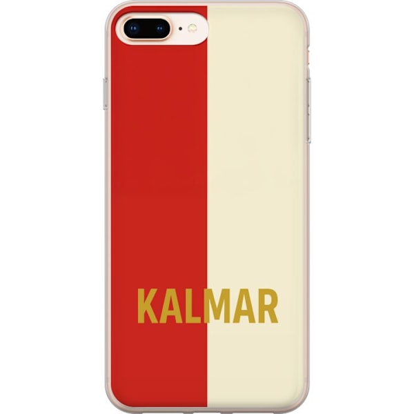 Apple iPhone 8 Plus Läpinäkyvä kuori Kalmar - jalkapallo