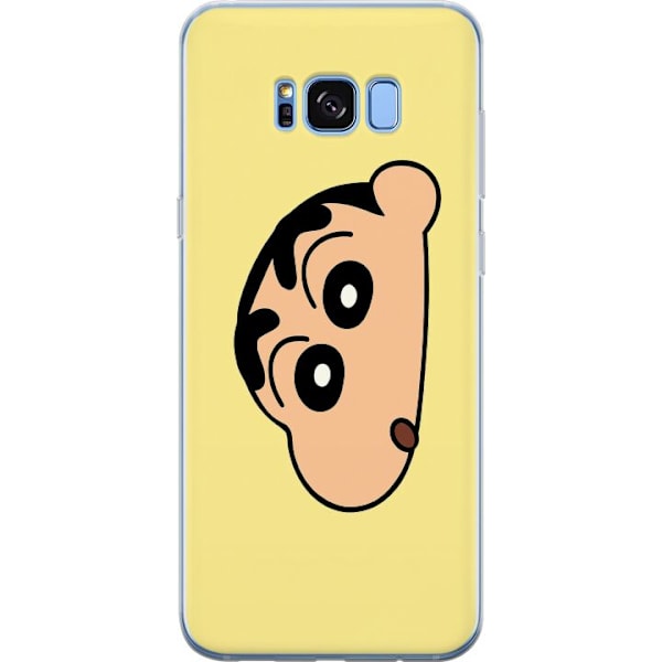 Samsung Galaxy S8 Läpinäkyvä kuori Peeking Shinchan