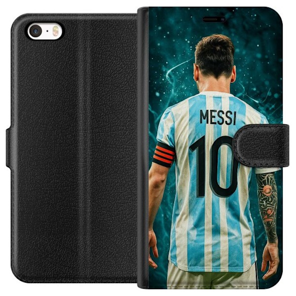 Apple iPhone 5s Plånboksfodral Messi