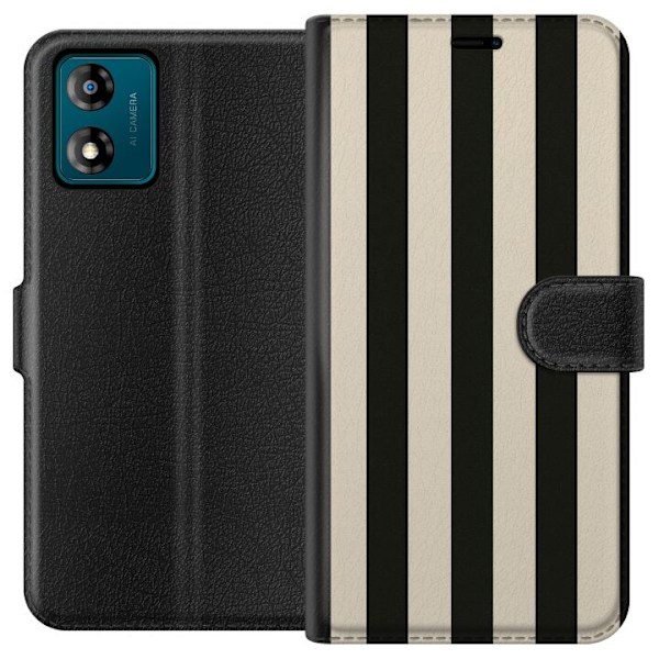 Motorola Moto E13 Tegnebogsetui Linje Flow