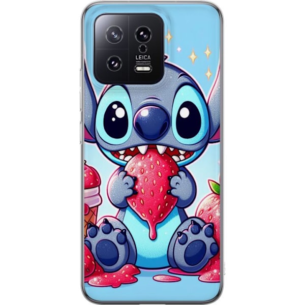 Xiaomi 13 Gjennomsiktig deksel Strawberry Stitch