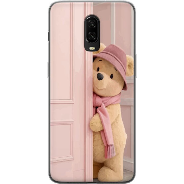 OnePlus 6T Gennemsigtig cover Nalle Puh Disney Motiv Tegneserie Klassisk Populær Børnemotiv Disney-karakter Ikonisk Karakter
