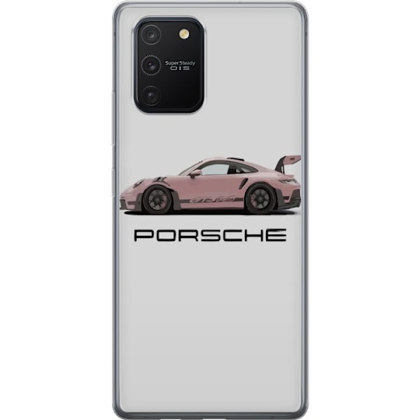 Samsung Galaxy S10 Lite Gennemsigtig cover Porsche 911 Pink