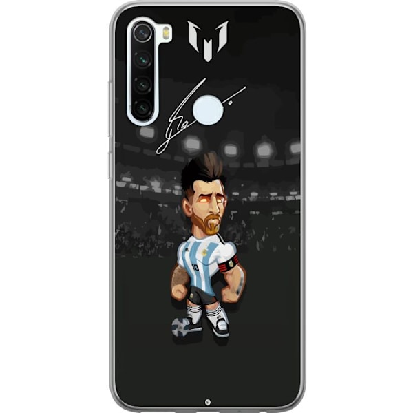 Xiaomi Redmi Note 8 Genomskinligt Skal Messi