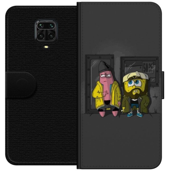 Xiaomi Redmi Note 9 Pro Lompakkokotelo Spongebob