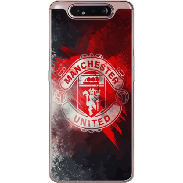 Samsung Galaxy A80 Läpinäkyvä kuori Manchester United FC