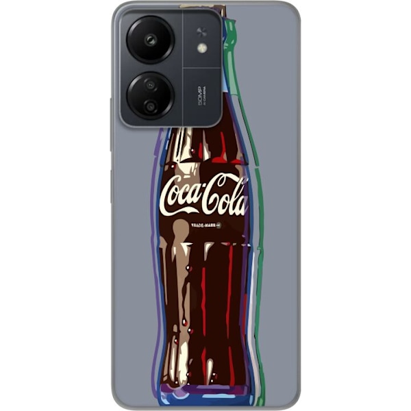 Xiaomi Redmi 13C Läpinäkyvä kuori Coca Cola