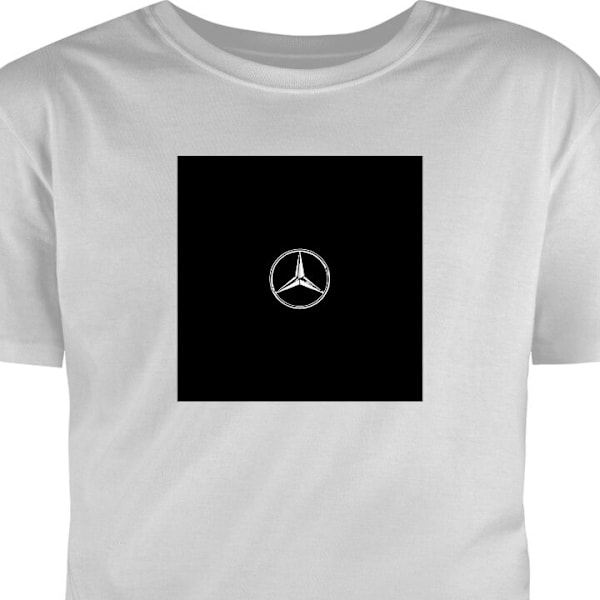 Børne T-shirt | Behagelig T-shirt til Børn Mercedes-Benz grå 12-13 År