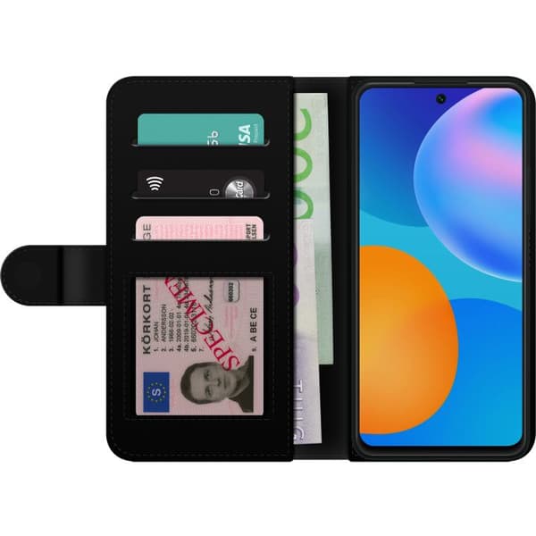 Kompatibel Tegnebogsetui til Huawei P smart 2021 Pikachu grøn