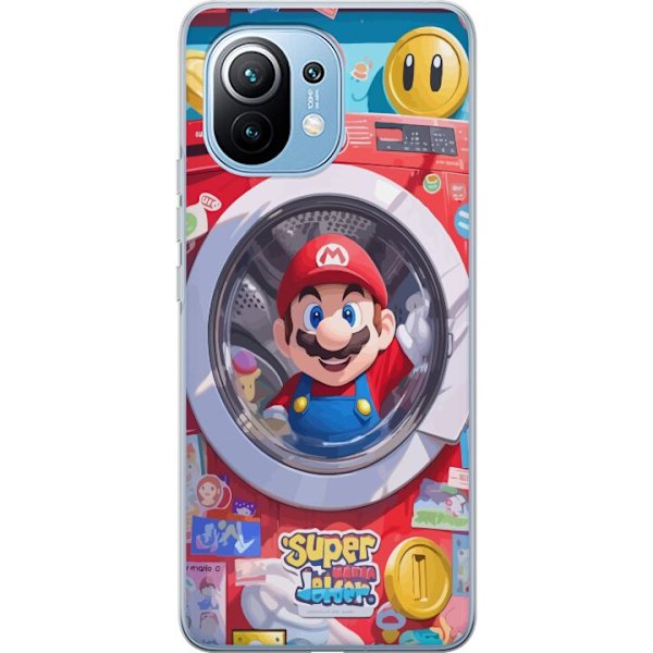 Xiaomi Mi 11 Läpinäkyvä kuori Mario