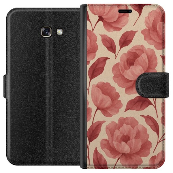Samsung Galaxy A3 (2017) Lommeboketui Rose Blomst