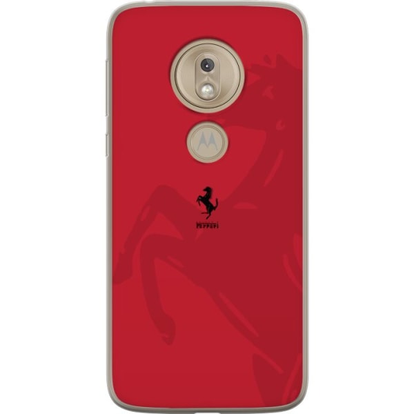 Motorola Moto G7 Play Genomskinligt Skal Ferrari