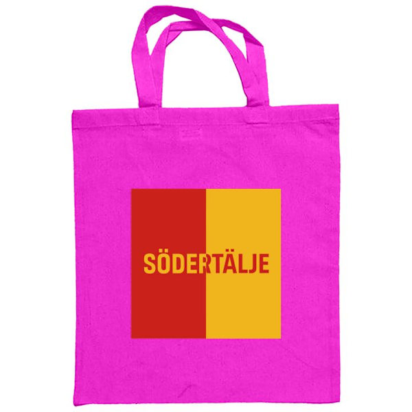 Mulepose | Holdbar Indkøbstaske i Stof Södertälje – fodbold Mørkrosa one size