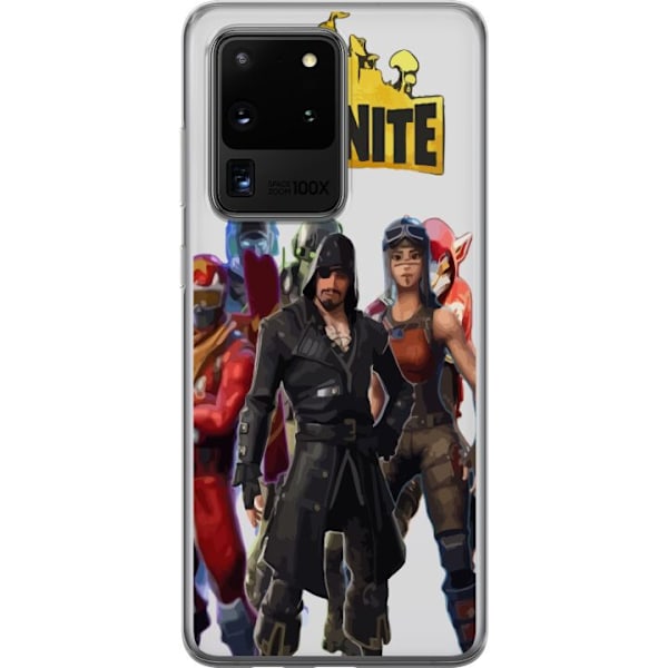 Samsung Galaxy S20 Ultra Läpinäkyvä kuori Fortnite