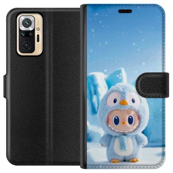 Xiaomi Redmi Note 10 Pro Tegnebogsetui sort ridder fortnite
