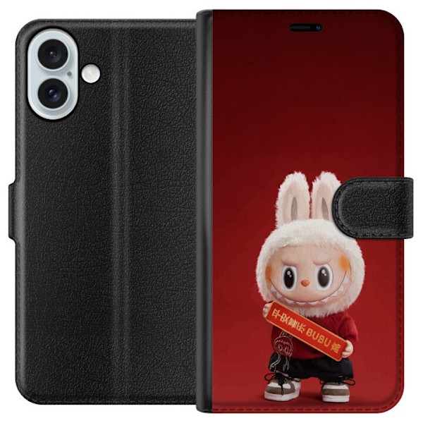 Apple iPhone 16 Plus Tegnebogsetui Pop Mart The Monsters Labub