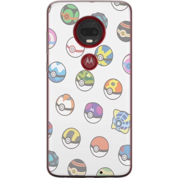 Motorola Moto G7 Plus Gennemsigtig cover Pokemon