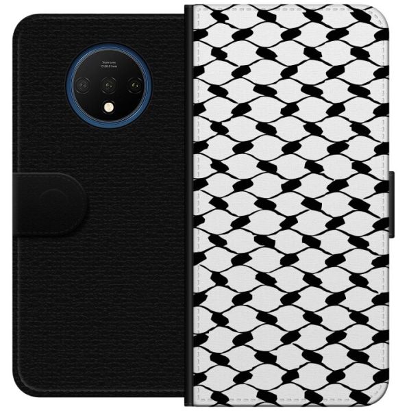 OnePlus 7T Plånboksfodral Keffiyeh mönster