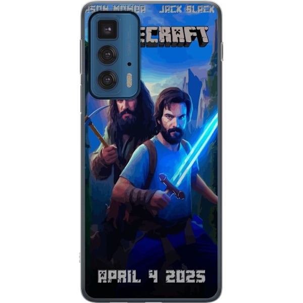 Motorola Edge 20 Pro Läpinäkyvä kuori Minecraft-elokuva