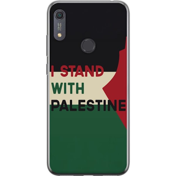 Huawei Y6s (2019) Läpinäkyvä kuori Pysähdy Palestiinan puo