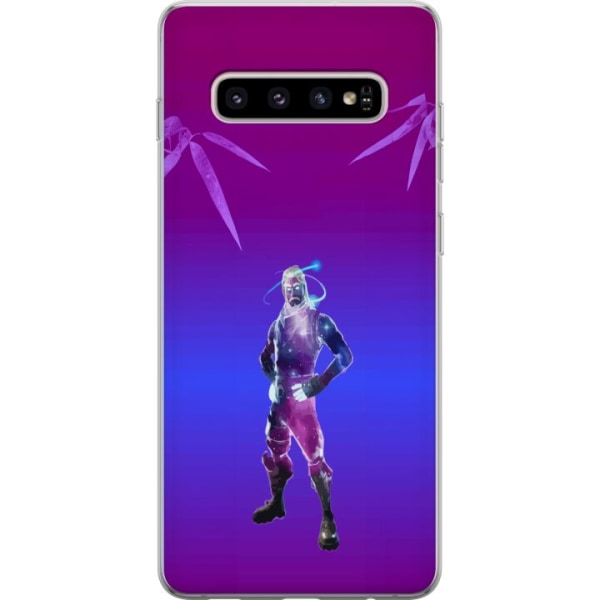 Samsung Galaxy S10+ Läpinäkyvä kuori Fortnite