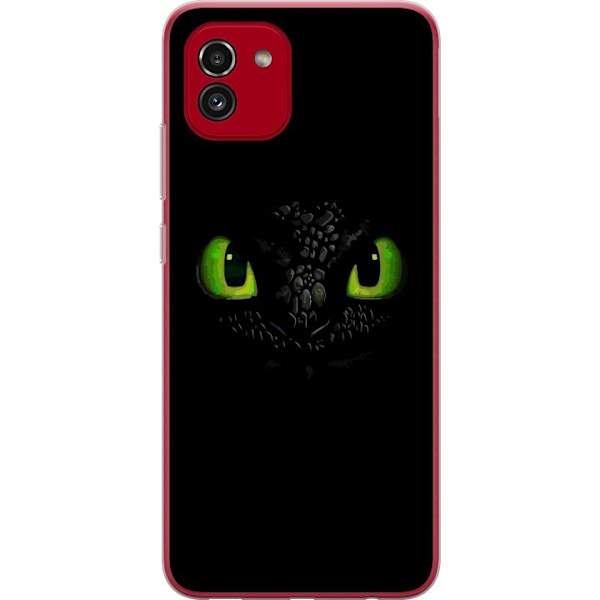 Samsung Galaxy A03 Gennemsigtig cover Dragetræneren