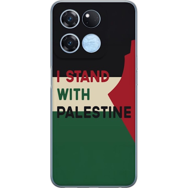 OnePlus Ace Racing Genomskinligt Skal Stand with Palestine – solidaritetsdesign med starkt budskap