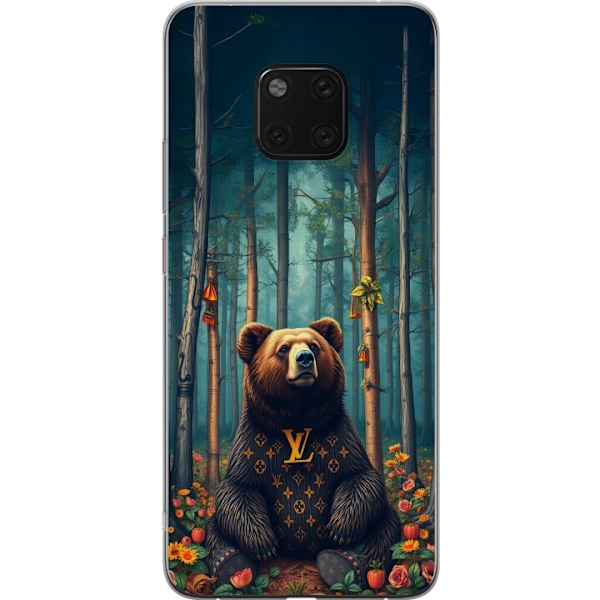 Huawei Mate 20 Pro Genomskinligt Skal LV björn i skogen