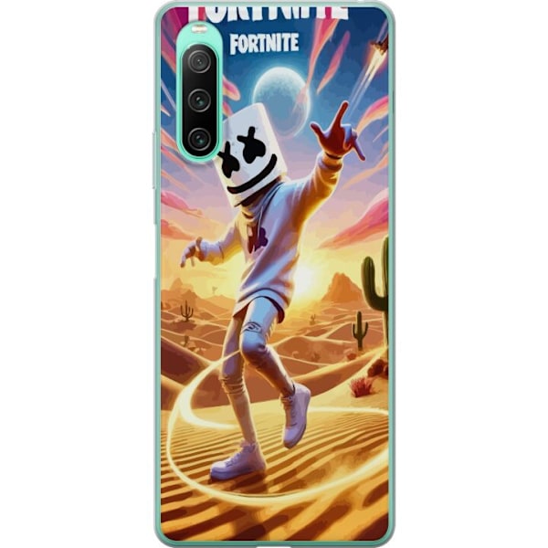 Sony Xperia 10 IV Läpinäkyvä kuori Fortnite