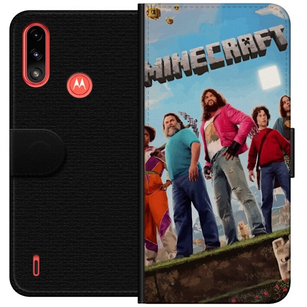 Motorola Moto E7 Power Tegnebogsetui A Minecraft Movie