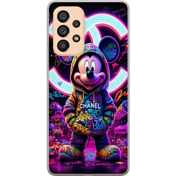Kompatibelt Mobildeksel til Samsung Galaxy A53 5G Musse Gris