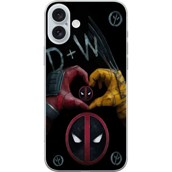 Apple iPhone 16 Plus Läpinäkyvä kuori Deadpool & Wolverine