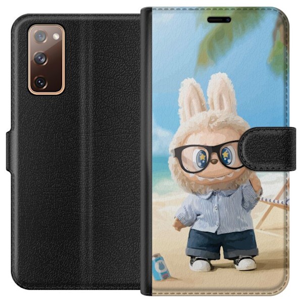 Samsung Galaxy S20 FE Lompakkokotelo Labubu Tummat Unelmat