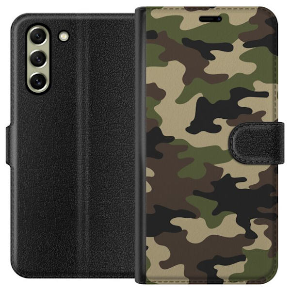 Samsung Galaxy S21 FE 5G Tegnebogsetui Skov camo