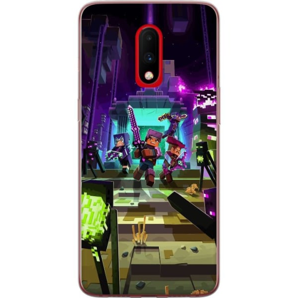 OnePlus 7 Genomskinligt Skal Minecraft