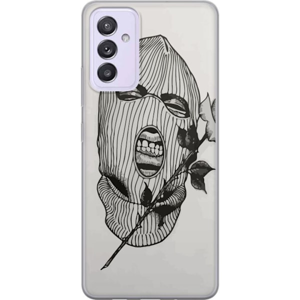 Samsung Galaxy A82 5G Genomskinligt Skal Ski Mask Ros Streetwear Design Grafiskt Motiv Spänning Urban Stil Street Art Maskerad Symbol