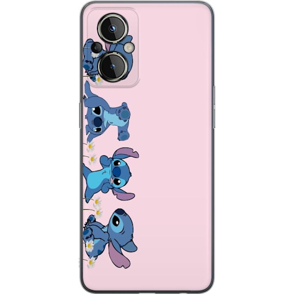 OnePlus Nord N20 5G Läpinäkyvä kuori  Stitch Nauru & Leikki