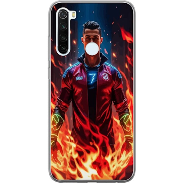 Xiaomi Redmi Note 8 Genomskinligt Skal Ronaldo Inferno – fot