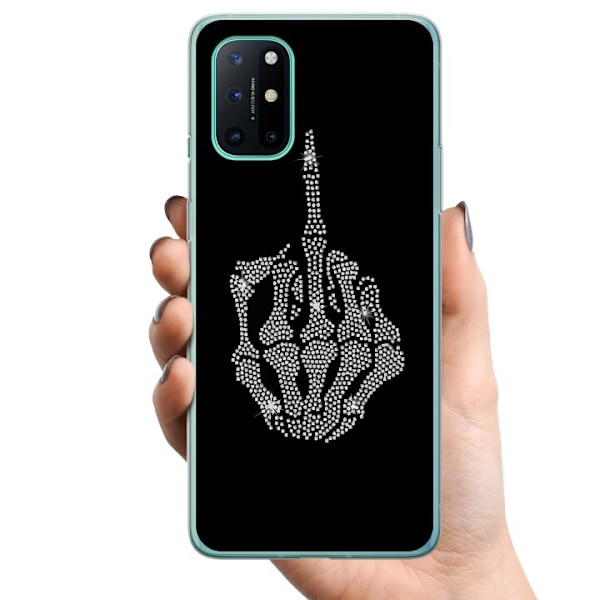 OnePlus 8T TPU Mobildeksel Fuck deg Bling