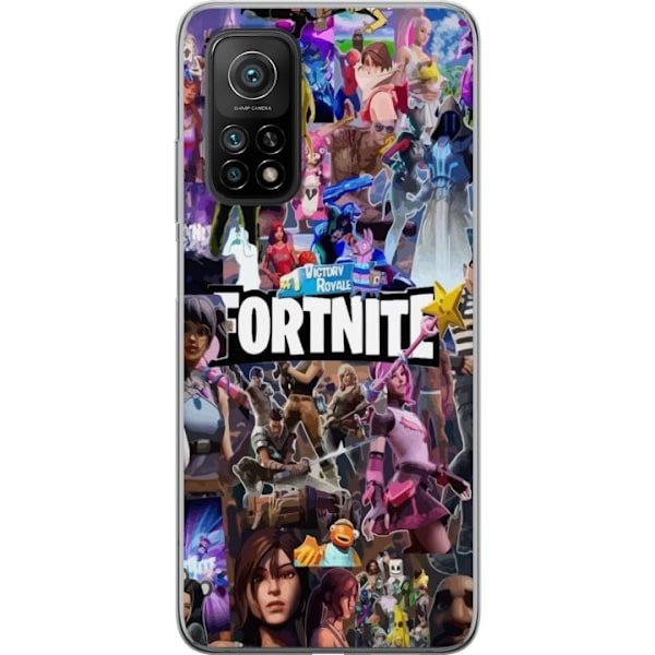 Xiaomi Mi 10T Pro 5G Läpinäkyvä kuori Fortnite