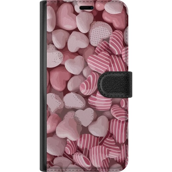 OnePlus Nord 3 Lommeboketui Rosa hjerte