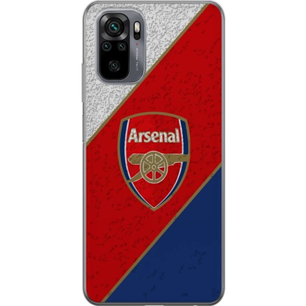 Xiaomi Redmi Note 10 Gennemsigtig cover Arsenal